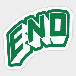 Eno (white) Sticker